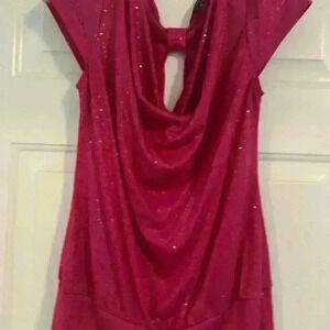 Express Hottie Pink Sequined Barbie Top